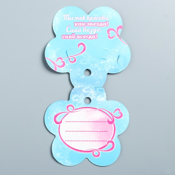 Заколка для волос с бантом (набор 2 шт) "Красотка" феи Винкс