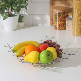 Ваза для фруктов Доляна, 27×27×8,5 см от Сима-ленд