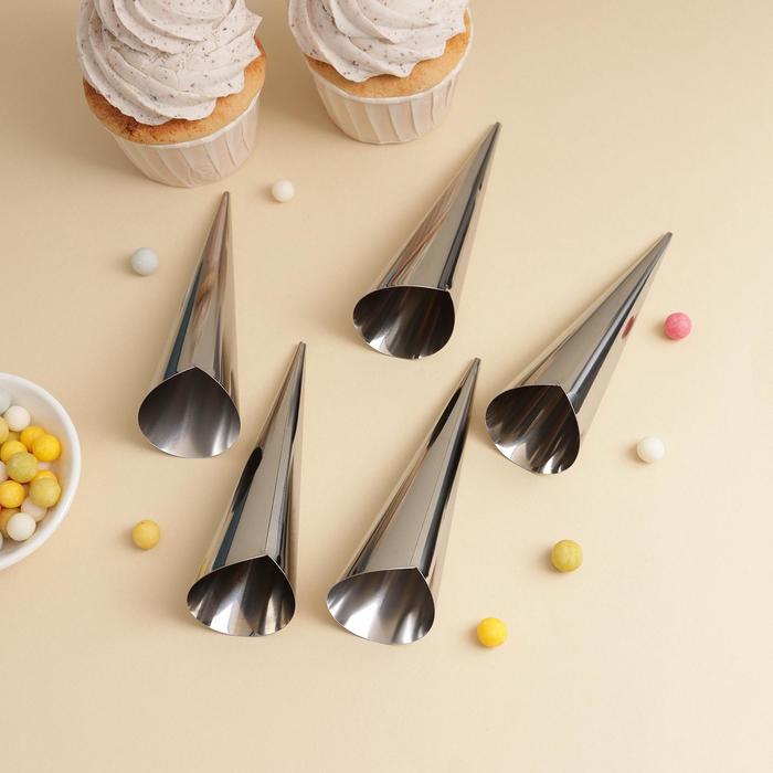 Набор форм для круассанов и трубочек 11х3 см 6 шт