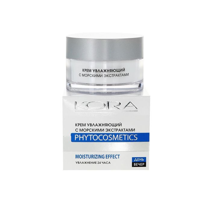 Крем для лица Kora, увлажняющий с морскими экстрактами на основе термальной воды, 50 мл