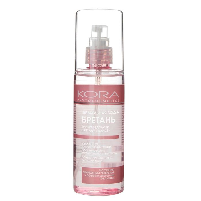 Термальная вода Kora "Бретань" для лица, 125 мл