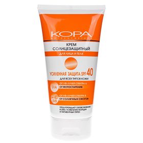 

Крем Kora солнцезащитный SPF-40 для лица и тела, 150 мл