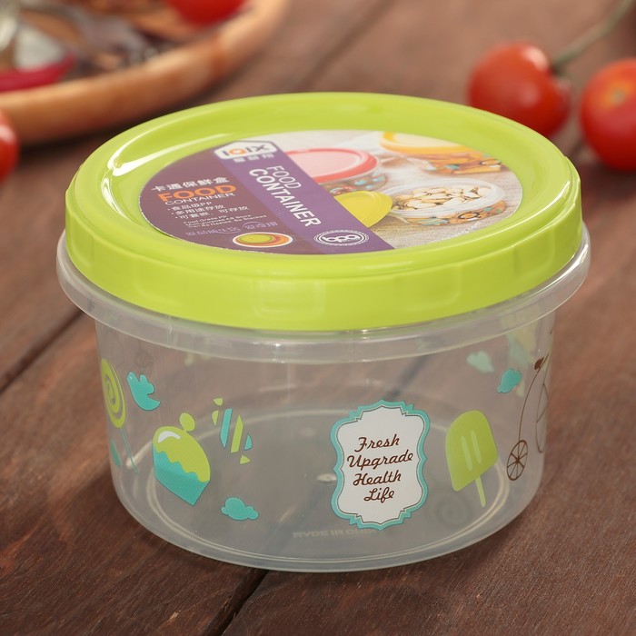 Набор банок для сыпучих продуктов 3 шт 0,5 л "Сладости", цвета МИКС