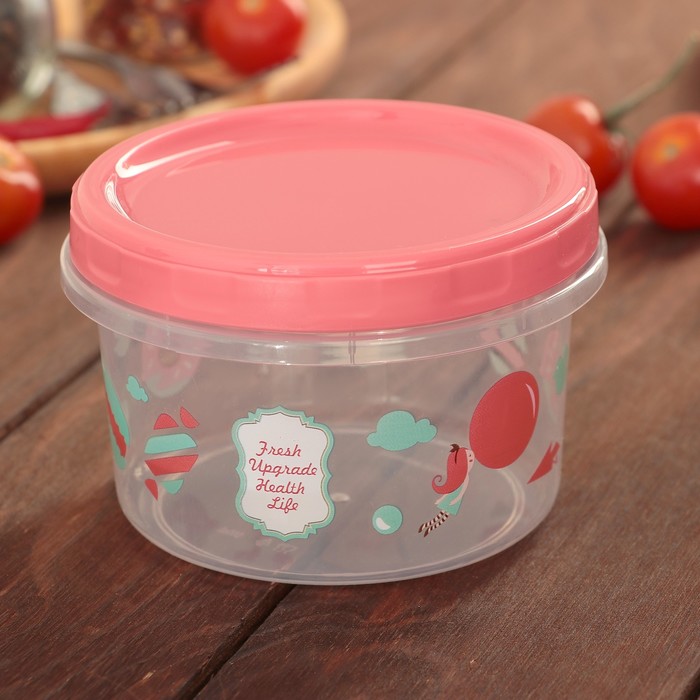 Набор банок для сыпучих продуктов 3 шт 0,5 л "Сладости", цвета МИКС