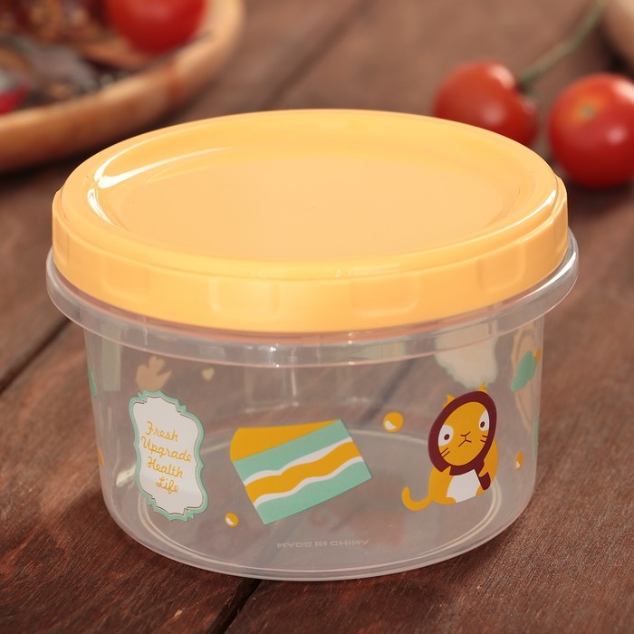 Набор банок для сыпучих продуктов 3 шт 0,5 л "Сладости", цвета МИКС