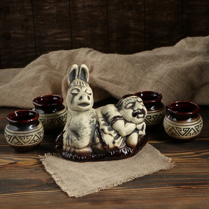 Набор винный "Устали" 5 предметов 0,75 л/ 0,25 л