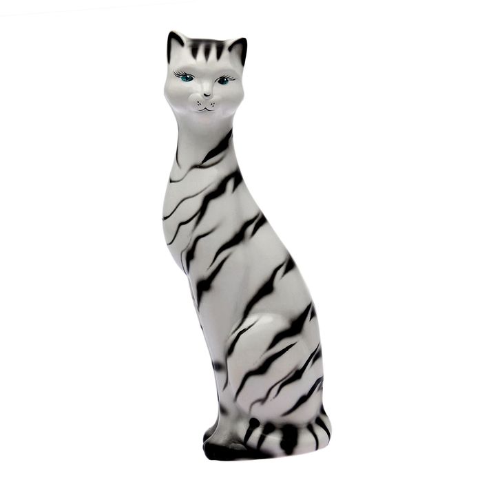 Копилка "Камила" большая, глянец, белый тигр