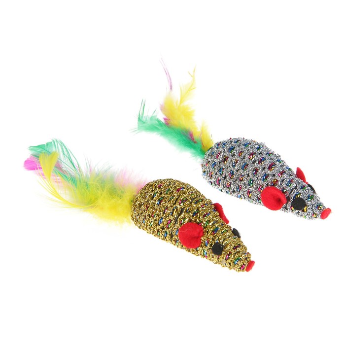 Мышь "Ажурная", 7,5 см, микс цветов