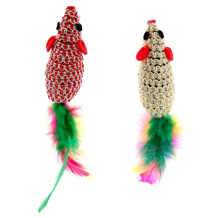 Мышь "Ажурная", 7,5 см, микс цветов