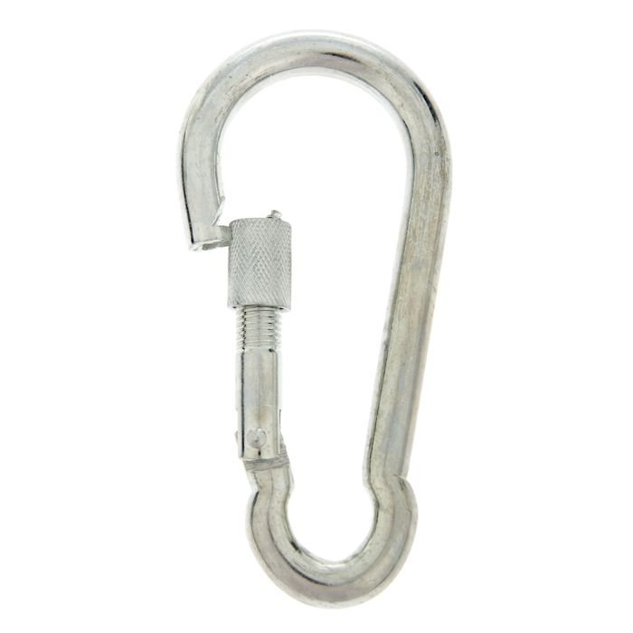 Карабин с фиксатором, 12 х 5,8 см