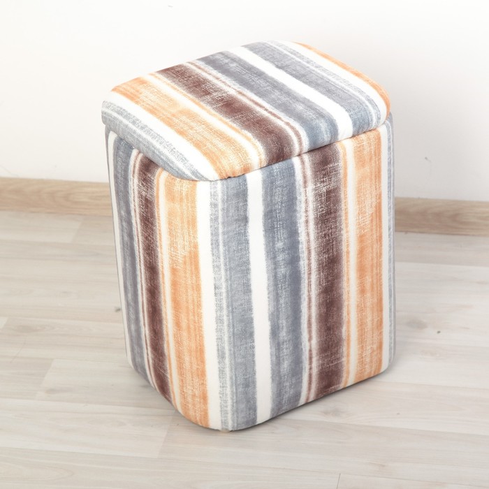 Пуф-короб 31х26х39 см "Полосы"