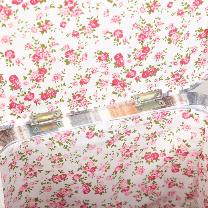 Пуф-короб 39х34х46 см "Полосы"