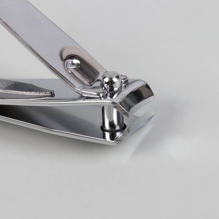 Кусачки-книпсер педикюрные, с пилкой, 7,6(±0,5)см, цвет МИКС