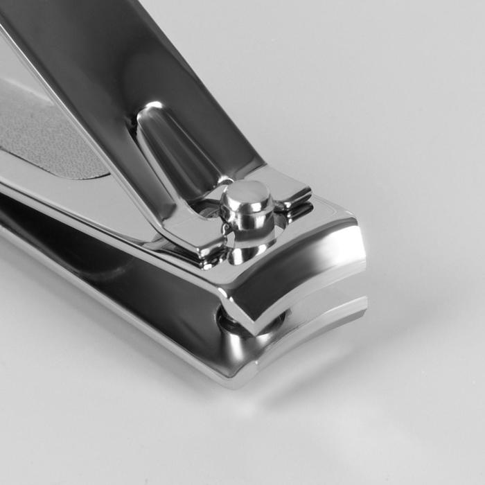 Кусачки-книпсер педикюрные, с пилкой, 8(±0,5)см, цвет МИКС