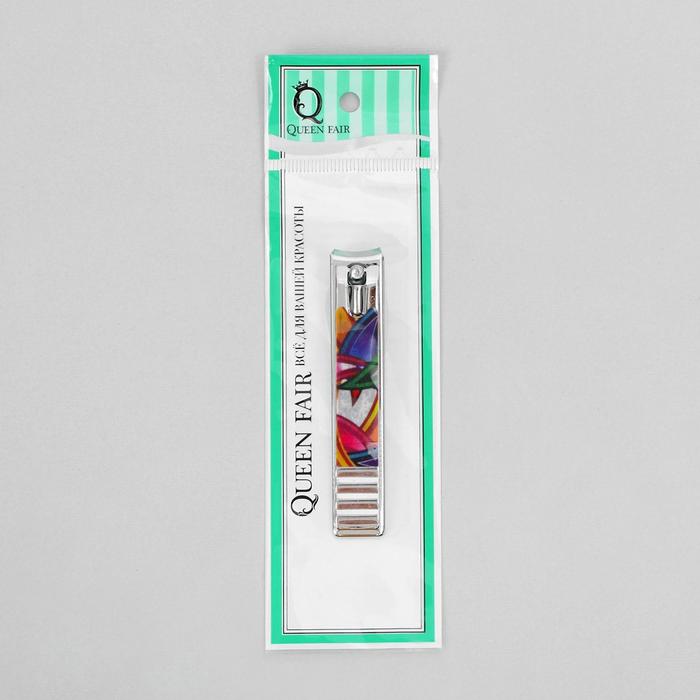 Кусачки-книпсер педикюрные, с пилкой, 8(±0,5)см, цвет МИКС