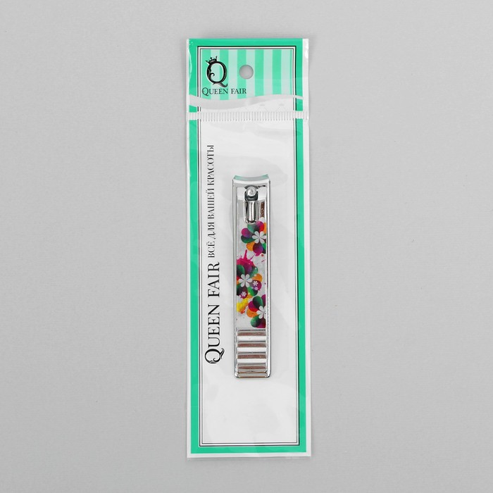 Кусачки-книпсер педикюрные, с пилкой, 8(±0,5)см, цвет МИКС