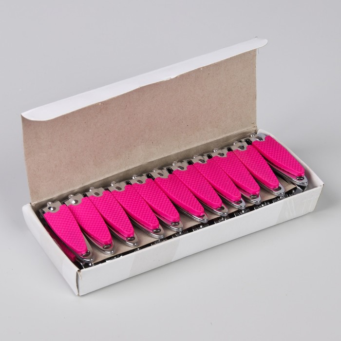 Кусачки-книпсер маникюрные, 5,3(±0,5)см, цвет МИКС