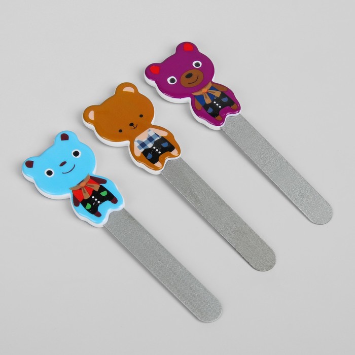 Пилка лазерная для ногтей, 10,5см, цвет МИКС