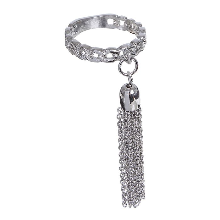 Кольцо "Кисть", цвет серебряный, безразмерное