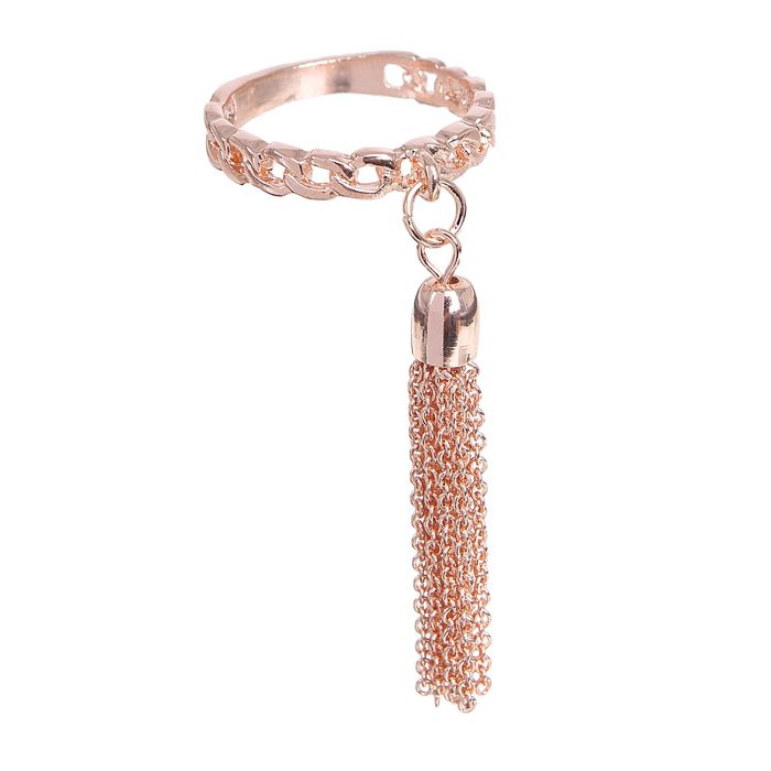 Кольцо "Кисть", цвет золотой, безразмерное