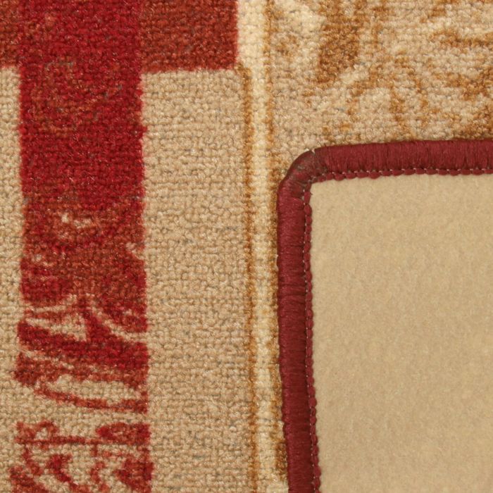 Ковер Азалия размер 80х125 цвет красный 600, 195 г/м2