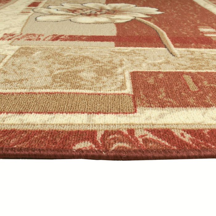 Ковер Азалия размер 80х125 цвет красный 600, 195 г/м2