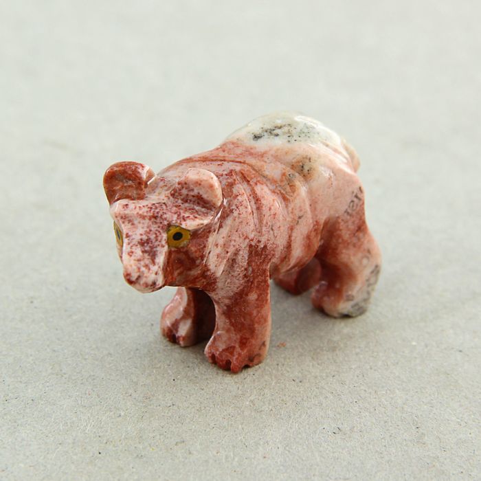 Сувенир "Медведь" пирофиллит