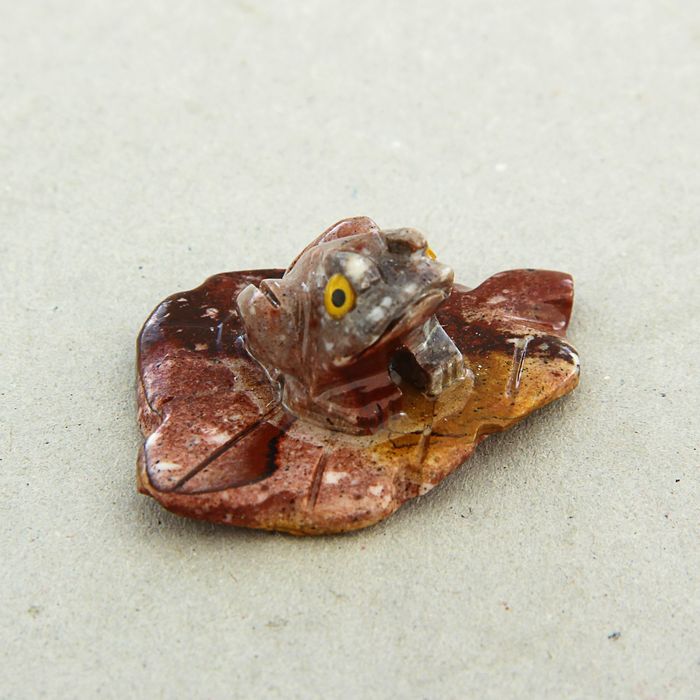 Сувенир "Лягушка" пирофиллит