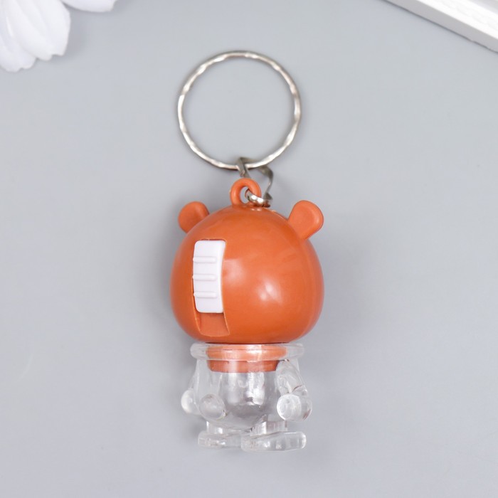 Световой брелок "Медвежонок", мигает, МИКС