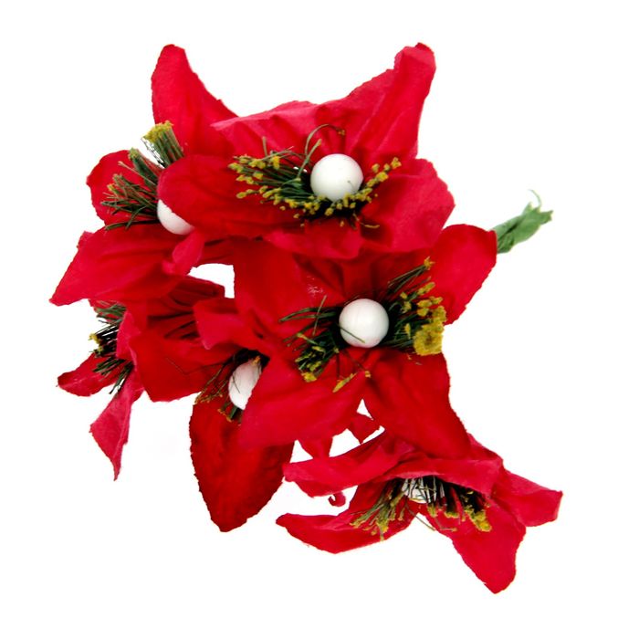 Декор для творчества "Бугенвиллия", набор-букет 6 цветков, МИКС