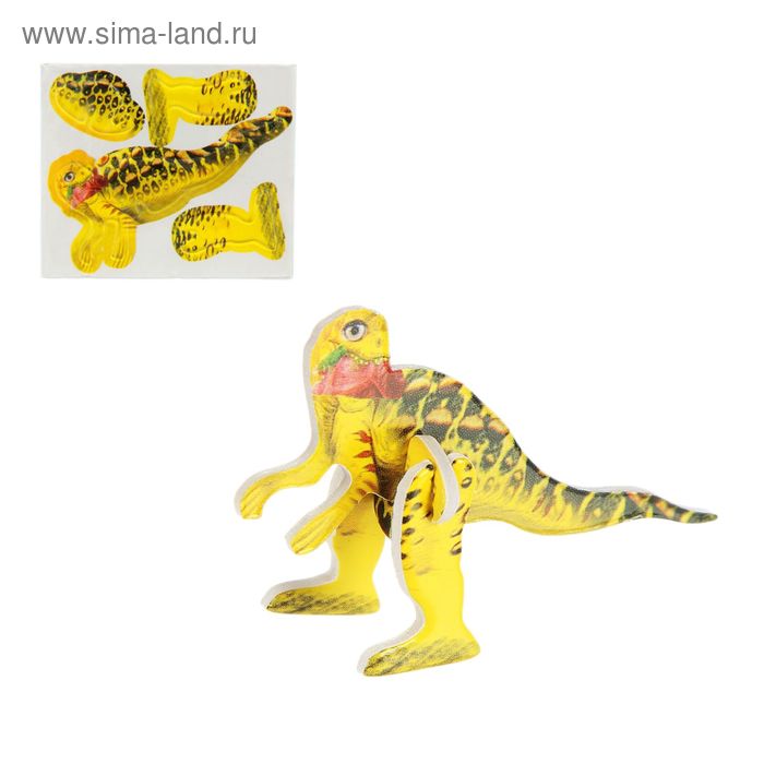 цена Конструктор 3D «Мир динозавров», МИКС