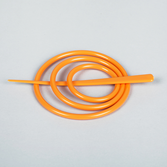 Заколка декоративная для штор, цвет оранжевый