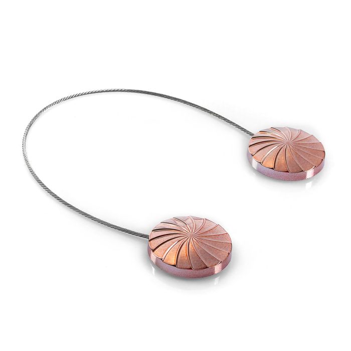 Подхват для штор "Волна", на тросике, 1шт, 4,5*30см