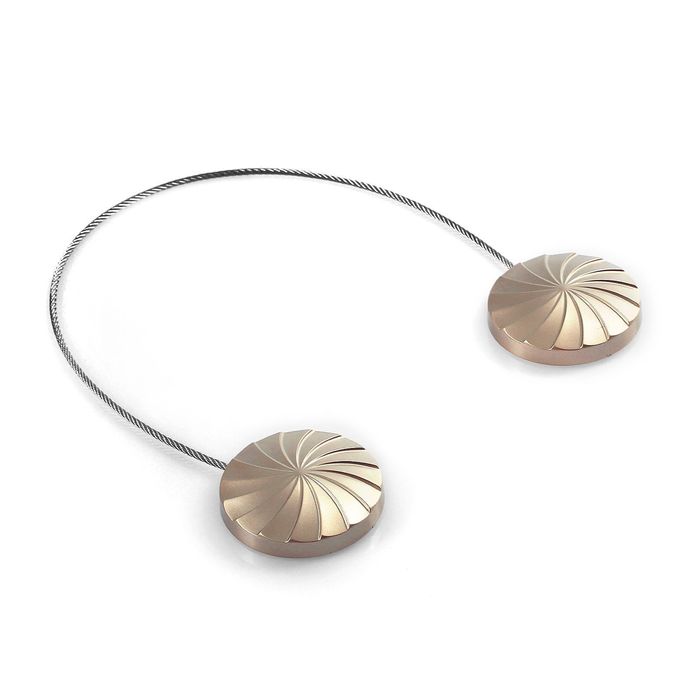 Подхват для штор "Волна", на тросике, 1шт, 4,5*30см