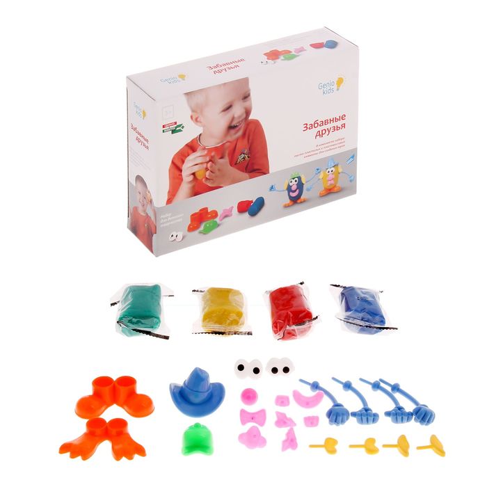 Набор массы для лепки "Забавные друзья"