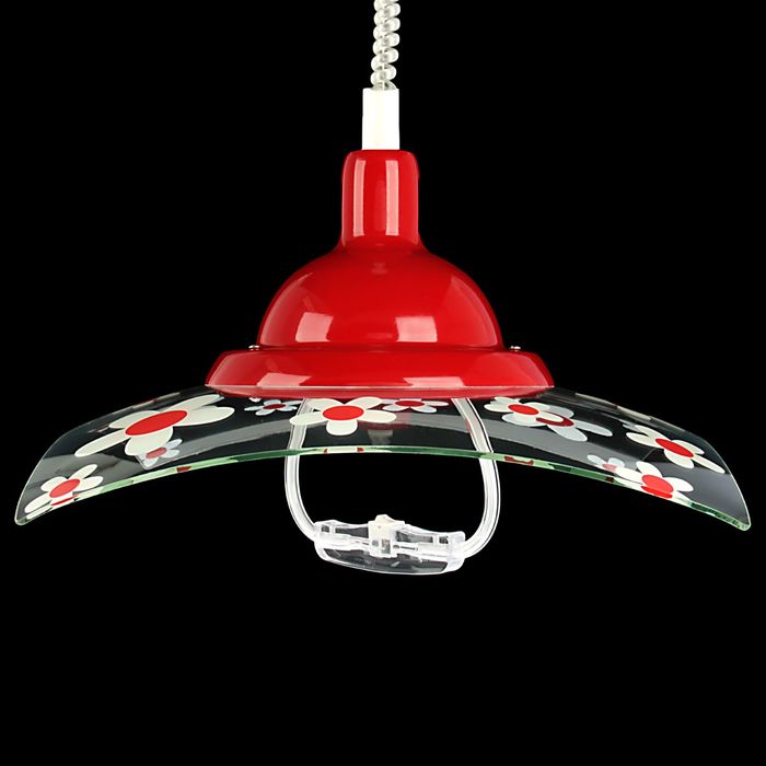 Светильник потолочный "Белые цветы" Е27 40х40 см