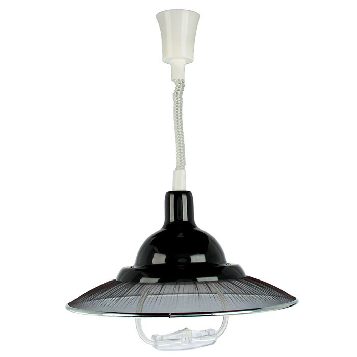 Светильник потолочный "Катрин" Е27 черный 40х40 см