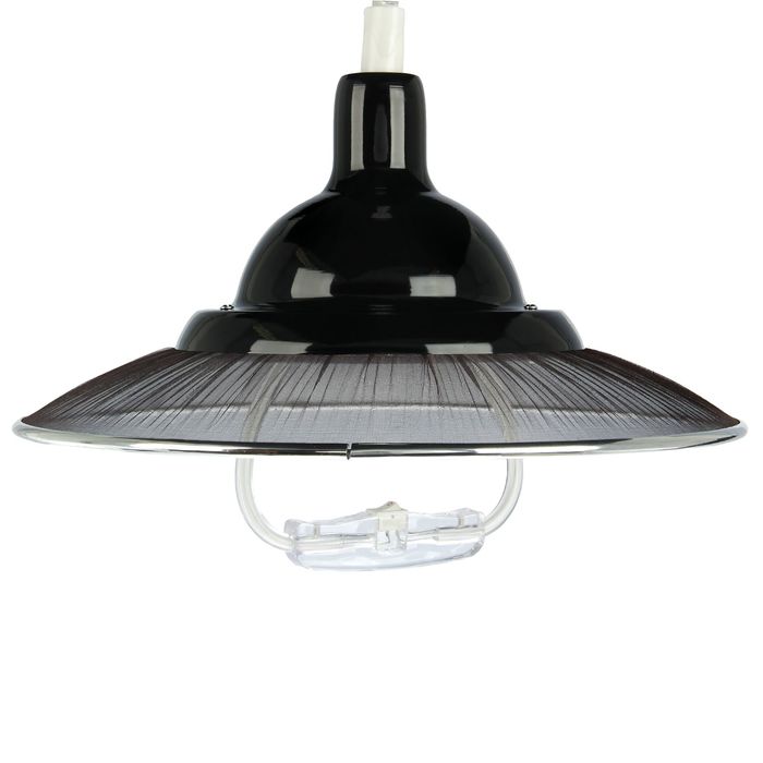 Светильник потолочный "Катрин" Е27 черный 40х40 см