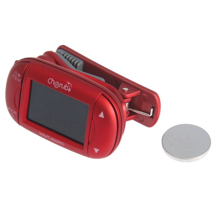 Цифровой тюнер-метроном на прищепке Cherub WMT-600RC