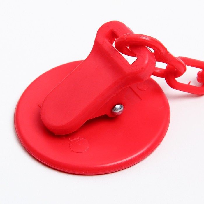 Прищепка для пустышки «Принцесса» на цепочке