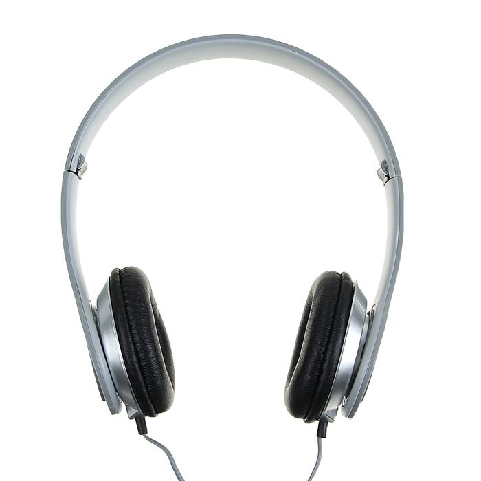 Наушники SmartBuy ONE, накладные, плоский кабель, складные, серые