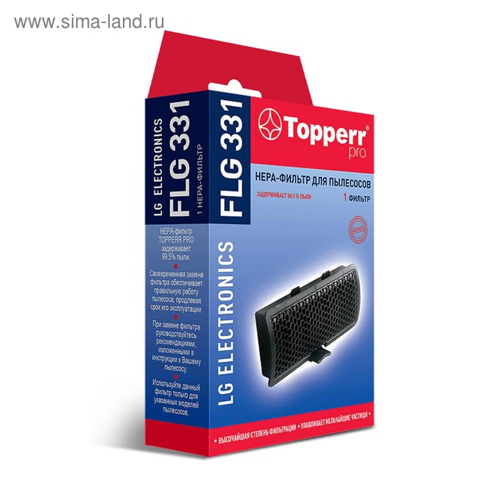 цена HEPA фильтр Topperr FLG 331 для пылесосов LG