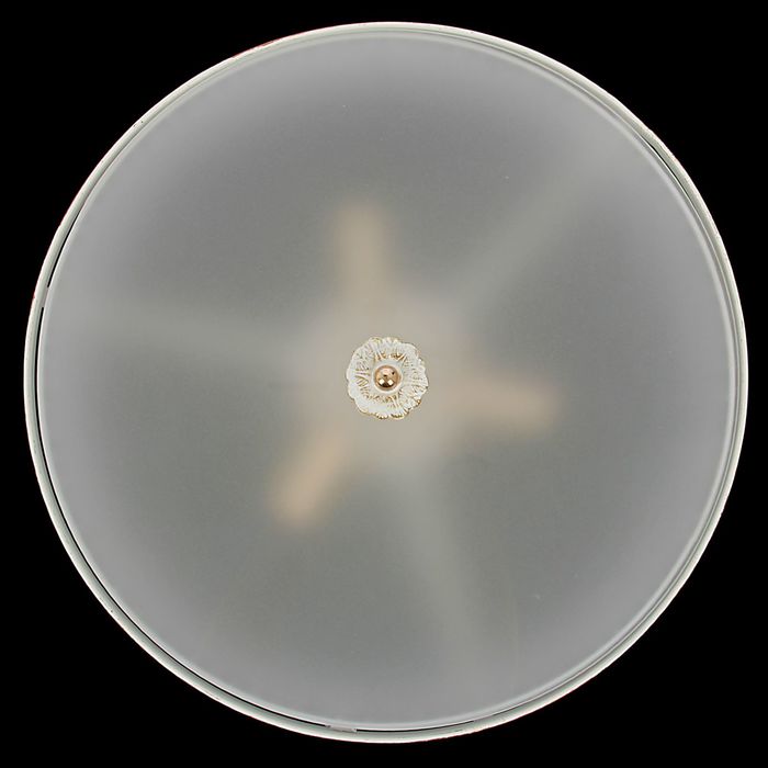 Люстра потолочная "Кэрол" 3 лампы Е14 42х42х14см белая