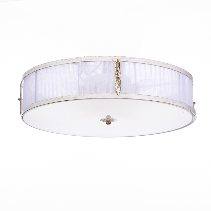 Люстра потолочная "Кэрол" 4 лампы Е14 52х52х14см белая