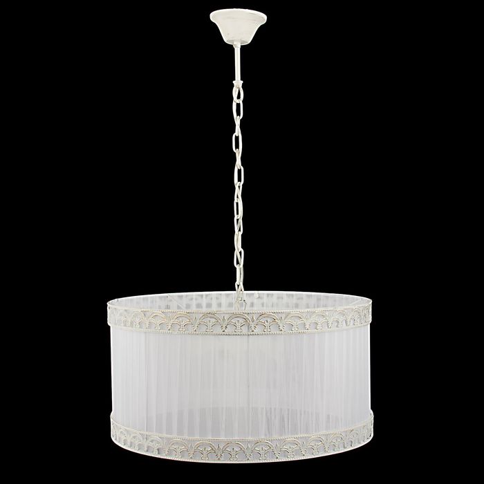 Люстра подвес "Алиса" 5 ламп Е14 50х81 см белая