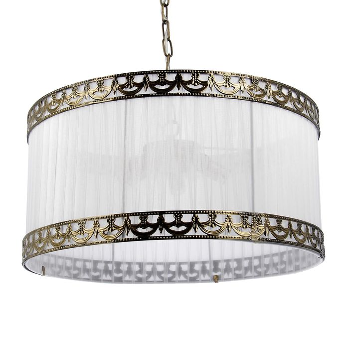 Люстра подвес "Алиса" 5 ламп Е14 50х81 см с золотом