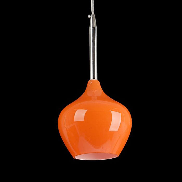Люстра подвес "Мартин", оранжевая