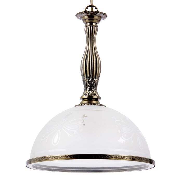 Люстра подвес "Сон" 1 лампа античная латунь