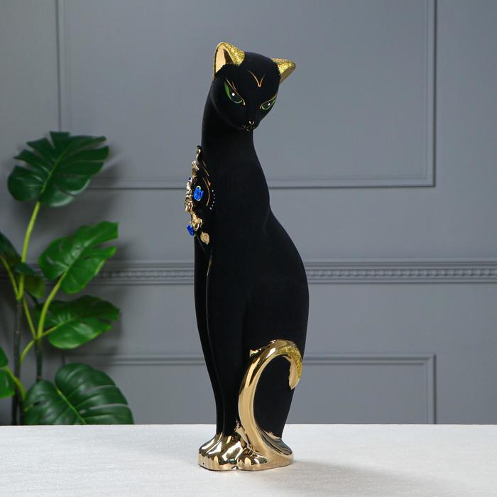 Копилка "Багира" флок, булат, чёрная