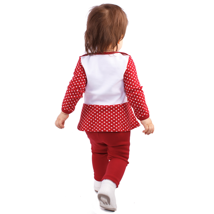 Рейтузы для девочки "Матрёшка", рост 92 см (54), цвет красный (арт. ДРЛ659804_М)